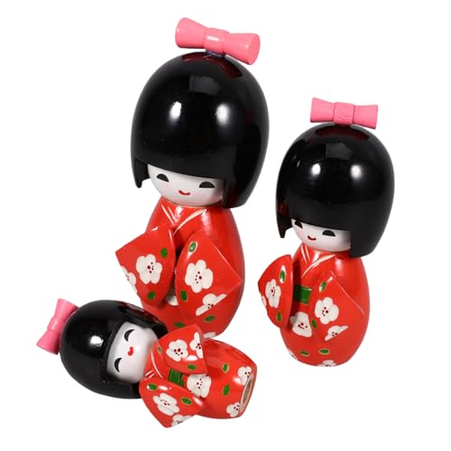 VICASKY Japanisches Kimono-puppenset – 3 Entzückende Miniaturpuppen Perfekt Für Zuhause Büro Und Als VICASKY Japanisches Kimono-puppenset – 3 Entzückende Miniaturpuppen Perfekt Für Zuhause Büro Und Als von VICASKY