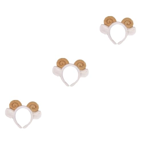 VICASKY 3 Stück Gelbes Schafsohren Haarband mit Hörnern Weiches Stirnband für Spa Make Up Party und Kostüm Bequemes Langlebiges Haarreif Accessoire für Erwachsene VICASKY 3 Stück Gelbes Schafsohren Haarband mit Hörnern Weiches Stirnband für Spa Make Up Party und Kostüm Bequemes Langlebiges Haarreif Accessoire für Erwachsene von VICASKY