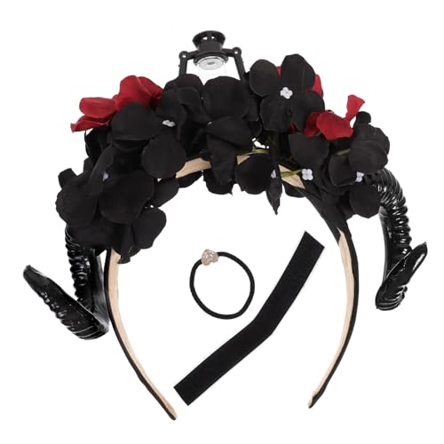 VICASKY 3 Stück Gothic Cosplay Stirnband mit Schafshörnern Halloween Kopfschmuck für Frauen und Teenager Mysteriöses Vielseitiges Accessoire für Kostümpartys und Fotoshootings VICASKY 3 Stück Gothic Cosplay Stirnband mit Schafshörnern Halloween Kopfschmuck für Frauen und Teenager Mysteriöses Vielseitiges Accessoire für Kostümpartys und Fotoshootings von VICASKY