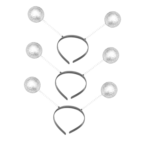 VICASKY 3 Stück Haarband mit Glitzerbällen Cosplay Zubehör für Partys Feste und Anlässe Einzigartiges Haarschmuck für Erwachsene von VICASKY