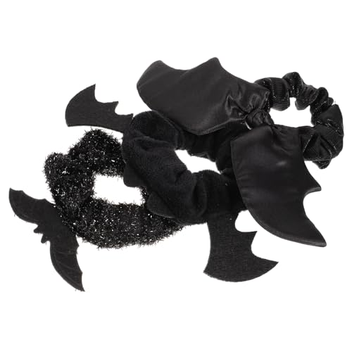 VICASKY 3 Stück Halloween Haargummi Teilig Elastische Haarbänder mit Fledermaus Schonend und Rutschfest Haarschmuck Damen für Ponytail und Alltag Passend zu Verschiedenen Frisuren und VICASKY 3 Stück Halloween Haargummi Teilig Elastische Haarbänder mit Fledermaus Schonend und Rutschfest Haarschmuck Damen für Ponytail und Alltag Passend zu Verschiedenen Frisuren und von VICASKY