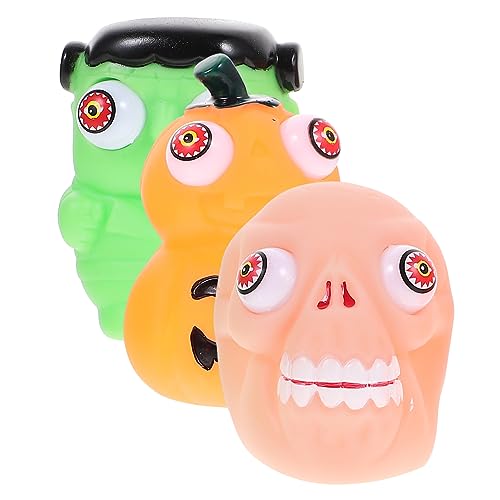 VICASKY 3 Stück Halloween Squeeze Toy Hand Sensory Toys Eye Ball Popping Stretchy Toys von VICASKY
