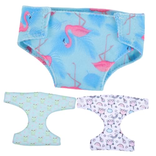 VICASKY 3 Stück Höschen für Puppen für puppenkleidung Puppen Kleidung Puppenaccessoires doll Accessories Puppenunterwäsche Puppe kostüm Unterhose für Puppe Puppen Höschen Stoff von VICASKY