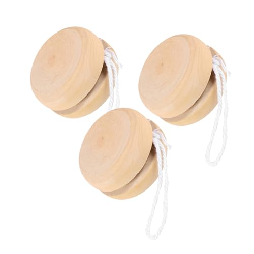 VICASKY 3 Stück Jo-Jo für kinderspielzeug Children Toys kreativ Naturholz- Finger kleine Holzkugeln Zeichenspielzeug aus Holz Holzspielzeug hölzern VICASKY 3 Stück Jo-Jo für kinderspielzeug Children Toys kreativ Naturholz- Finger kleine Holzkugeln Zeichenspielzeug aus Holz Holzspielzeug hölzern von VICASKY