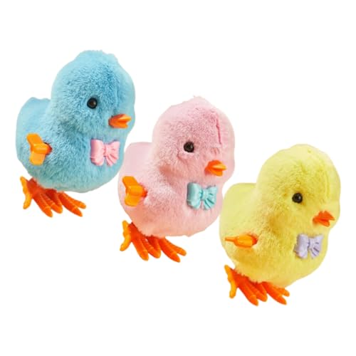 VICASKY Material Aufzieh-hühnerspielzeug 3er-Pack Springendes Hühnerspielzeug Für Kleinkinder von VICASKY