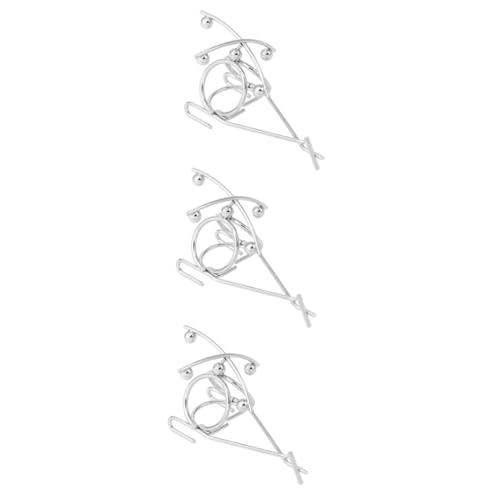 VICASKY 3 Stück Metalische Miniatur Balancekugel aus Schwingendes Newton als Wissenschaftliches Stress Dekoratives Metallkunstwerk für Büro und Zuhause Mini Hubschrauber Design VICASKY 3 Stück Metalische Miniatur Balancekugel aus Schwingendes Newton als Wissenschaftliches Stress Dekoratives Metallkunstwerk für Büro und Zuhause Mini Hubschrauber Design von VICASKY