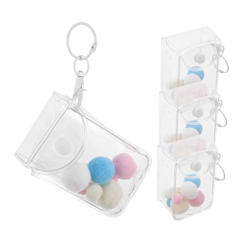 VICASKY 3 Stück Mini PVC Aufbewahrungstaschen Transparent Hängende Schlüsselanhänger Charms Tragetasche für Sammler Figuren Schutz und Vielseitiger Einsatz VICASKY 3 Stück Mini PVC Aufbewahrungstaschen Transparent Hängende Schlüsselanhänger Charms Tragetasche für Sammler Figuren Schutz und Vielseitiger Einsatz von VICASKY