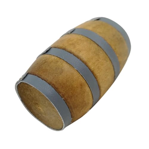 VICASKY 3 Stück Miniatur Holzfass Puppenhaus Dekoration Mini Bierfass Modell Klassisches Miniatur Weinfass Zubehör für DIY Puppenhaus Basteln von VICASKY