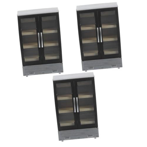 VICASKY 3 Stück Miniatur Kühlschrank Teiliges Handgefertigt Detailgetreues Puppenhaus Zubehör Doppeltüriger Mini Fridge Dekoration für DIY Mini Haus Küchen und Wohnszenen VICASKY 3 Stück Miniatur Kühlschrank Teiliges Handgefertigt Detailgetreues Puppenhaus Zubehör Doppeltüriger Mini Fridge Dekoration für DIY Mini Haus Küchen und Wohnszenen von VICASKY