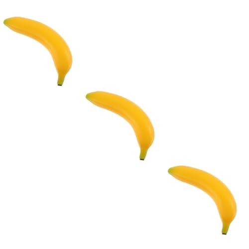 VICASKY 3 Stück Musikalisches Percussion Banane Form Abs Material Frühförderung Hand Auge Koordination Konzentration Maracas von VICASKY