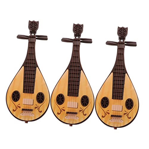 VICASKY 3 Stück Pipa Musikinstrument Mini Gitarren Für Kleinkinder Mini Kinderspielzeug Instrumente Schreibtisch Dekoration Mini Hausschmuck Mini Pipa Aus Kunststoff Im VICASKY 3 Stück Pipa Musikinstrument Mini Gitarren Für Kleinkinder Mini Kinderspielzeug Instrumente Schreibtisch Dekoration Mini Hausschmuck Mini Pipa Aus Kunststoff Im von VICASKY
