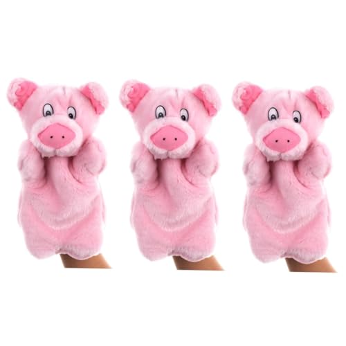 VICASKY 3 Stück Plüsch Handpuppe Schwein Cartoon Tier Handspielzeug für Kreative Puppentheater Spielzeuge Eltern Junge Mädchen Aktivitäten Kindergarten Lehrmittel VICASKY 3 Stück Plüsch Handpuppe Schwein Cartoon Tier Handspielzeug für Kreative Puppentheater Spielzeuge Eltern Junge Mädchen Aktivitäten Kindergarten Lehrmittel von VICASKY