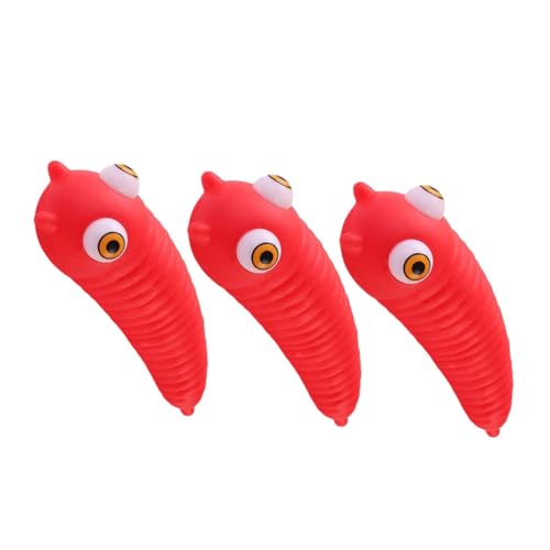 VICASKY 3 Stück Prise Musik zappeln Toys spielsachen für Toys for Funny Present Funny Toys fidgets Toys Kid Toys Decompression Toy sensorische Raupe PVC rot VICASKY 3 Stück Prise Musik zappeln Toys spielsachen für Toys for Funny Present Funny Toys fidgets Toys Kid Toys Decompression Toy sensorische Raupe PVC rot von VICASKY
