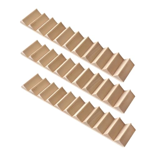VICASKY 3 Stück Puppenhaus Miniaturtreppe aus Holz Präzise Skaliert Vorgefertigte ohne Geländer Unbemalt für Kreative DIY Dekoration von Puppenhaus Miniaturen VICASKY 3 Stück Puppenhaus Miniaturtreppe aus Holz Präzise Skaliert Vorgefertigte ohne Geländer Unbemalt für Kreative DIY Dekoration von Puppenhaus Miniaturen von VICASKY