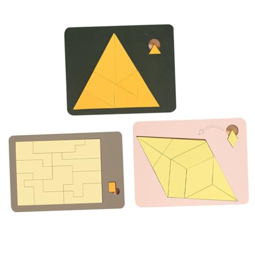 VICASKY 3 Stück Puzzle rätselbuch laubsägen für rätsel für knobeleien für gehirn Training Lernspielzeug für Kleinkinder Lernspielzeug für hölzern VICASKY 3 Stück Puzzle rätselbuch laubsägen für rätsel für knobeleien für gehirn Training Lernspielzeug für Kleinkinder Lernspielzeug für hölzern von VICASKY