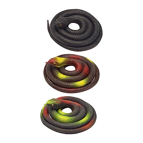 VICASKY 3 Stück Realistische Schlangen für Partys Gummischlange Streiche Halloween für und Lebendig für und Anlässe VICASKY 3 Stück Realistische Schlangen für Partys Gummischlange Streiche Halloween für und Lebendig für und Anlässe von VICASKY