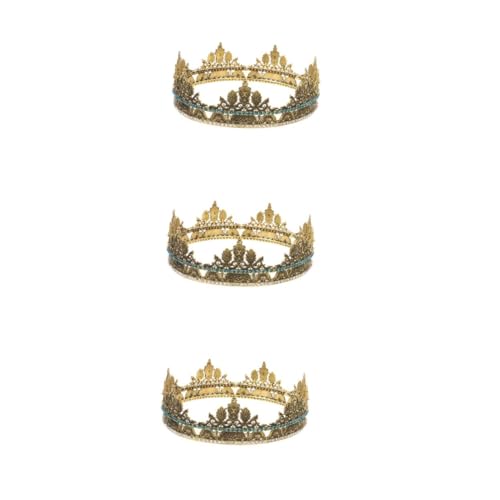 VICASKY 3 Stück Retro Herren Krone Mittelalterlicher Vintage Stil Königskopfzierde Ethno Kopfschmuck für Festliche Anlässe Hochzeit Cosplay Accessoire VICASKY 3 Stück Retro Herren Krone Mittelalterlicher Vintage Stil Königskopfzierde Ethno Kopfschmuck für Festliche Anlässe Hochzeit Cosplay Accessoire von VICASKY
