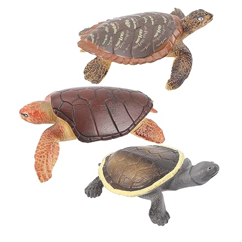 VICASKY 3stücke Teiliges Schildkröten Modellset Realistische Tierskulpturen Für Dekoration Und Lernspielzeug Für Meeresliebhaber Und VICASKY 3stücke Teiliges Schildkröten Modellset Realistische Tierskulpturen Für Dekoration Und Lernspielzeug Für Meeresliebhaber Und von VICASKY