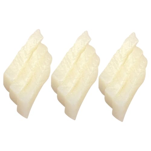 VICASKY 3 Stück Simulierte Thunfischscheiben Teiliges aus Robustem Lebensechte Fischmodell Deko für Sushi Fotografie und Japanische Küche Realistische Künstliche Fischscheiben als Wohn und VICASKY 3 Stück Simulierte Thunfischscheiben Teiliges aus Robustem Lebensechte Fischmodell Deko für Sushi Fotografie und Japanische Küche Realistische Künstliche Fischscheiben als Wohn und von VICASKY