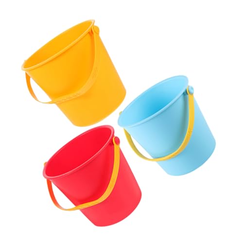 VICASKY 3 Stück Strandspielzeug Eimer für Sandspielzeuge für Wasserspiele und Strandabenteuer Leicht zu Reinigen und Wiederverwendbar VICASKY 3 Stück Strandspielzeug Eimer für Sandspielzeuge für Wasserspiele und Strandabenteuer Leicht zu Reinigen und Wiederverwendbar von VICASKY