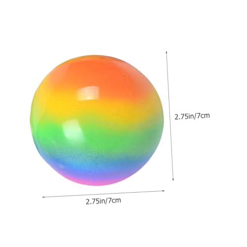 VICASKY 3 Stück Stressbälle Elastische Langsame Rückfederung Bunte Squishy Squeeze Spielzeuge Handliche Fidget und Stressabbau Bälle für Erwachsene von VICASKY