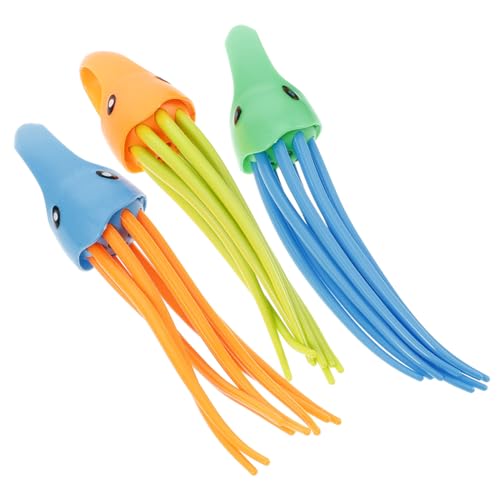 VICASKY 3 Stück Teiliges Bunte Sichere Tauchmedusen für Schwimmbad Wasserspaß Sommer Outdoor Poolspielzeug Fördert Schwimmfähigkeiten und Aktive Wasserfreude von VICASKY