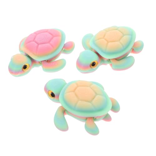 VICASKY 3 Stück Teiliges Gedruckte Schildkröten mit Beweglichen Gelenken Leuchtend im Dunkeln Bunte Aquarium Dekoration Langlebige Figuren für Fischbecken und VICASKY 3 Stück Teiliges Gedruckte Schildkröten mit Beweglichen Gelenken Leuchtend im Dunkeln Bunte Aquarium Dekoration Langlebige Figuren für Fischbecken und von VICASKY