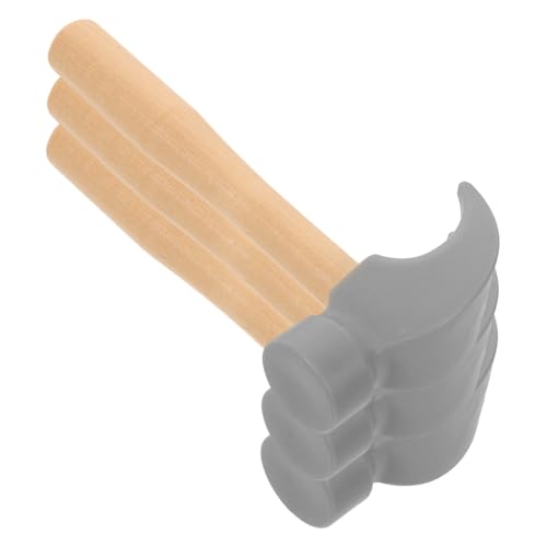 VICASKY 3 Stück Teiliges Holzhammer für Kleines Wartungshammer Realistische Nachbildung Leicht und Sicher Fördert Kreatives Rollenspiel und Soziale Fähigkeiten bei Geburtstagsfeiern VICASKY 3 Stück Teiliges Holzhammer für Kleines Wartungshammer Realistische Nachbildung Leicht und Sicher Fördert Kreatives Rollenspiel und Soziale Fähigkeiten bei Geburtstagsfeiern von VICASKY