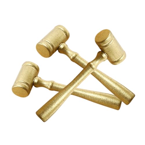 VICASKY 3 Stück Teiliges Holzrichterhammer Robuster Auktionshammer Leichtes Gerichtsspielzeug für Geeignet als Kostüm Accessoire Karneval und Streichspielzeug VICASKY 3 Stück Teiliges Holzrichterhammer Robuster Auktionshammer Leichtes Gerichtsspielzeug für Geeignet als Kostüm Accessoire Karneval und Streichspielzeug von VICASKY