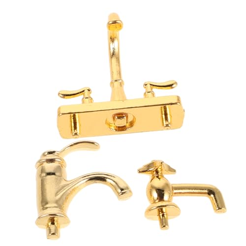 VICASKY 3stücke Miniatur-Wasserhahn-Ornament Für Puppenhaus Simulations-badezimmerhahn Miniaturmodell-dekor Fotorequisiten Für Miniaturmöbel Gefälschter Wasserhahndekor Für VICASKY 3stücke Miniatur-Wasserhahn-Ornament Für Puppenhaus Simulations-badezimmerhahn Miniaturmodell-dekor Fotorequisiten Für Miniaturmöbel Gefälschter Wasserhahndekor Für von VICASKY