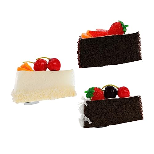 VICASKY 3 Stück Teiliges PU Kuchenmodell Set Realistisch Aussehende Künstliche Torten Dekoration Foto Requisiten für Heimdeko Küche Party Büro Bäckerei Displays VICASKY 3 Stück Teiliges PU Kuchenmodell Set Realistisch Aussehende Künstliche Torten Dekoration Foto Requisiten für Heimdeko Küche Party Büro Bäckerei Displays von VICASKY