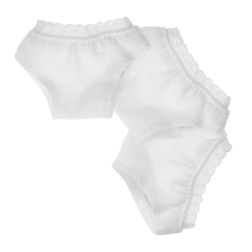 VICASKY 3 Stück Teiliges Puppenzubehör Mini Puppenunterwäsche aus Weichem Atmungsaktiv und Langlebig Passend für Barbie und Ähnliche Puppen zum Ankleiden Geschenk für Familie von VICASKY