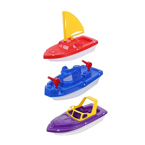 VICASKY 3 Stück Teiliges Strandboot Spielzeugset Wasserspielzeug für Junge Mädchen aus Langlebigem Kunststoff Leicht und Handlich für Strand und Badewanne VICASKY 3 Stück Teiliges Strandboot Spielzeugset Wasserspielzeug für Junge Mädchen aus Langlebigem Kunststoff Leicht und Handlich für Strand und Badewanne von VICASKY