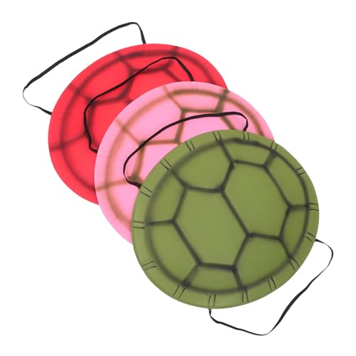 VICASKY 3 Stück Teiliges Turtle Shell Kostüm Realistische Eva Schildkrötenpanzer Leichtes Party Accessoire für Halloween Schulaufführungen Rollenspiele Wiederverwendbar Kreativ Fördernd von VICASKY