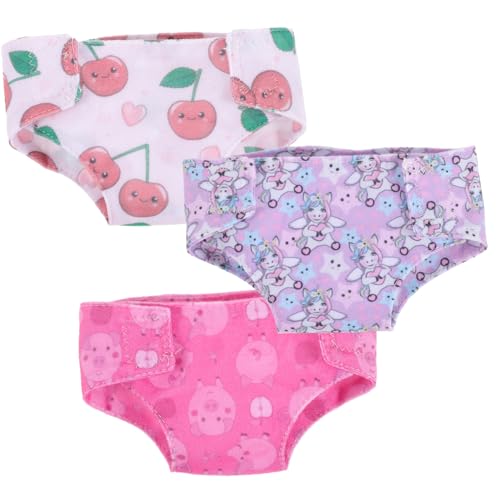 VICASKY 3 Stück Verkleiden Zubehör Kleine Puppenunterwäsche Für Puppen Höschen -rollenhöschen Puppenunterhose Kostüm Puppenzubehör Stoff VICASKY 3 Stück Verkleiden Zubehör Kleine Puppenunterwäsche Für Puppen Höschen -rollenhöschen Puppenunterhose Kostüm Puppenzubehör Stoff von VICASKY
