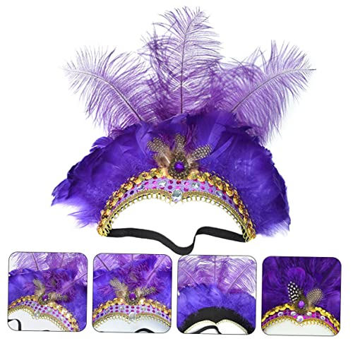 VICASKY 3 Stück Verstellbares Kopfschmuck Party Haarreif Damen Karneval Kopfbedeckung für Maske Ball Halloween Bühnenauftritt von VICASKY