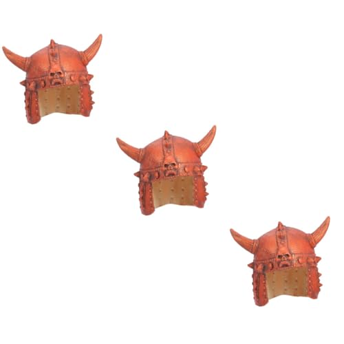 VICASKY 3 Stück Viking Cosplay Hornhut in Gold Dekorativer Festival Partyhut mit Ox Horn Design Vielseitiger Kostüm und Foto Requisit Hut für Halloween Karneval Bühnenauftritte und von VICASKY