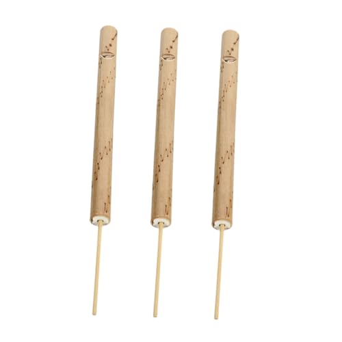VICASKY 3 Stück Vogelflötenspielzeug Kleine Vogelpfeife Lerche Pfeifen Pfeifen Vogelpfeifeninstrument Mini-Musik-vogelflöte Pfeife Musikspielzeug Bambus von VICASKY