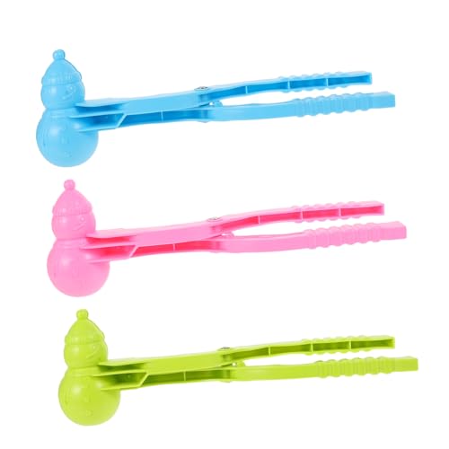 VICASKY 3 Stücke Kunststoff Schneeballclips Schneeballauther Kinder Im Freien Spielzeug (gemischte Farbe) von VICASKY