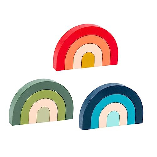 VICASKY 3 Stücke Regenbogen Bogen Brücke Bausteine Stacking Blocks Regenbogen Stapeln Spiel Pädagogisches VICASKY 3 Stücke Regenbogen Bogen Brücke Bausteine Stacking Blocks Regenbogen Stapeln Spiel Pädagogisches von VICASKY