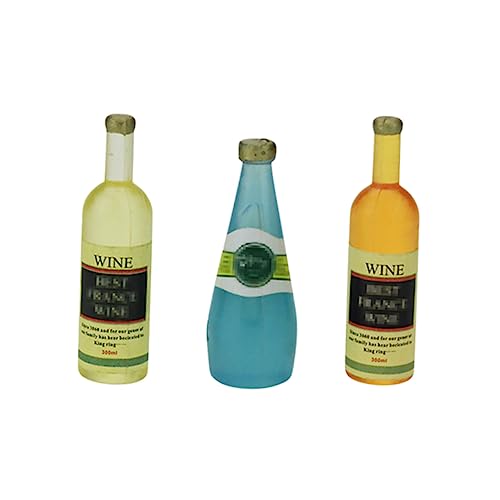 VICASKY 3stücke Teiliges Miniatur-weinflaschen Für Puppenhäuser Kreative Dekoration Für Partys Und Mini-szenen Für Sammlerstücke VICASKY 3stücke Teiliges Miniatur-weinflaschen Für Puppenhäuser Kreative Dekoration Für Partys Und Mini-szenen Für Sammlerstücke von VICASKY