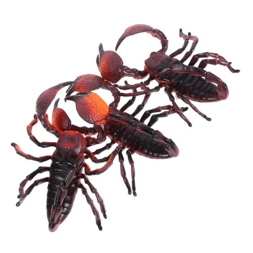 VICASKY 3 Stücke Teiliges Modell Realistische Tierfigur mit Lebensechten Details Farbenfrohes Kindersicheres Lernspielzeug zur Naturerforschung und Gartendekoration von VICASKY