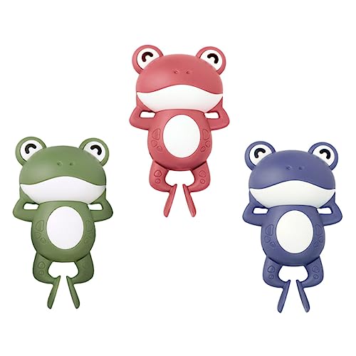 VICASKY Interaktive Baby Bad Spielzeug 3 Stücke Wind-up Frosch Spielzeug Cartoon Frosch Für Bad Desktop Tier von VICASKY