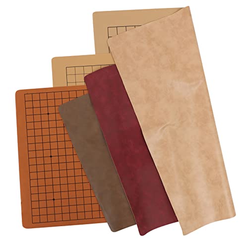 VICASKY 3 Teiliges Makramee Brett Go Spiel Brettspieltisch Reisespielzeug Go Schachbrett Schachbrett Kinderspielzeug Lustiges Schachbrett Klappschachbrett Brettspiele Leder von VICASKY