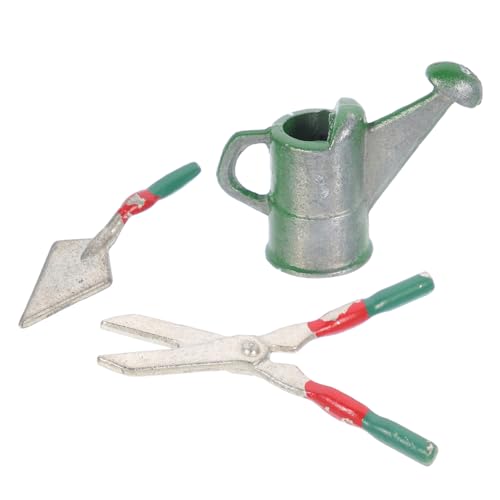 VICASKY 3 Teiliges Puppenhaus Bauernhofwerkzeug Pflanzen Minispielzeug Ornamente Für Puppenhausmöbel Kinderspielzeug Miniatur Dekorationen Mini Dekore Mini von VICASKY