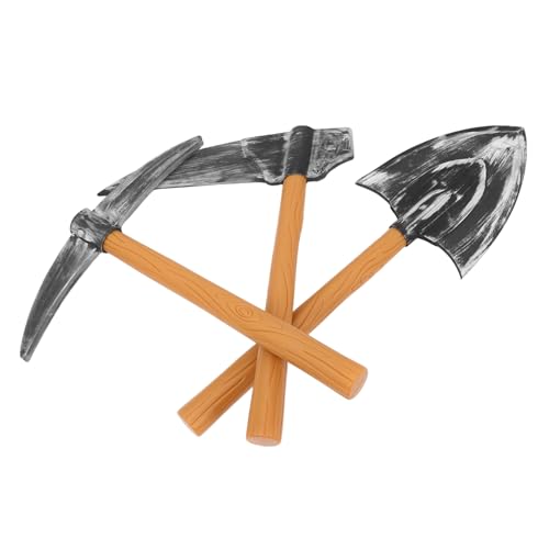 VICASKY 3-teiliges Zwergen-spitzhacke- -Schaufel-Set Für Bühnenauftritte, Halloween Und Partydekorationen, Zwergenkostüm-Requisiten Für Rollenspiele Und Cosplay VICASKY 3-teiliges Zwergen-spitzhacke- -Schaufel-Set Für Bühnenauftritte, Halloween Und Partydekorationen, Zwergenkostüm-Requisiten Für Rollenspiele Und Cosplay von VICASKY
