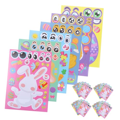VICASKY 30 Blatt Auferstehungs-Puzzle-Aufkleber Eierhasen-Aufkleber Wandtattoo Ostern Osterhasen-musteraufkleber Entzückender Wandaufkleber Schöner Osteraufkleber Kupferplattenaufkleber VICASKY 30 Blatt Auferstehungs-Puzzle-Aufkleber Eierhasen-Aufkleber Wandtattoo Ostern Osterhasen-musteraufkleber Entzückender Wandaufkleber Schöner Osteraufkleber Kupferplattenaufkleber von VICASKY