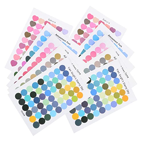 VICASKY 30 Blatt Dekoaufkleber Geschenkanhänger Deko Scrapbooking Kreis Punktaufkleber Basteln Siegelaufkleber Versiegelungsaufkleber Tagebuchaufkleber Runde Aufkleber Selbstklebende VICASKY 30 Blatt Dekoaufkleber Geschenkanhänger Deko Scrapbooking Kreis Punktaufkleber Basteln Siegelaufkleber Versiegelungsaufkleber Tagebuchaufkleber Runde Aufkleber Selbstklebende von VICASKY