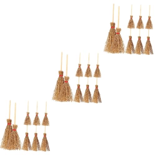 VICASKY 30 STK Mini-Besen Minibesen zum Basteln Strohbesen Besen Requisiten Halloween Dekoration Halloween-Dekoration puppenhaus Spielzeug Hexen Besenstiel Miniaturbesen zum Basteln Buche VICASKY 30 STK Mini-Besen Minibesen zum Basteln Strohbesen Besen Requisiten Halloween Dekoration Halloween-Dekoration puppenhaus Spielzeug Hexen Besenstiel Miniaturbesen zum Basteln Buche von VICASKY