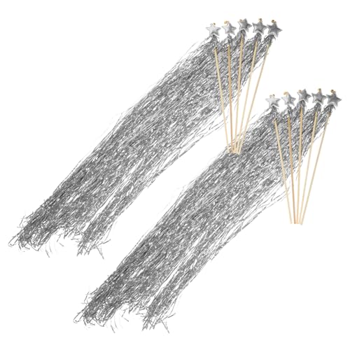 VICASKY 30 Stck. Teiliges Stern mit Glänzenden Quasten Bunte Feenstäbe als Kostümrequisiten für Mädchen als Party Favors und Geburtstagsdeko VICASKY 30 Stck. Teiliges Stern mit Glänzenden Quasten Bunte Feenstäbe als Kostümrequisiten für Mädchen als Party Favors und Geburtstagsdeko von VICASKY